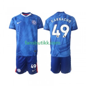 Fotballdrakt Chelsea Alejandro Garnacho 49 Barn Hjemmetrøye 2025-2026 Kortermet